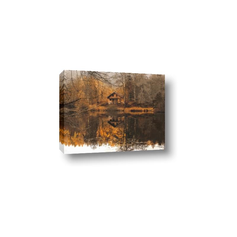 Picture of Cabin in the Woods  _GroupedProduct_Rectangle_Landscape_Canvas_