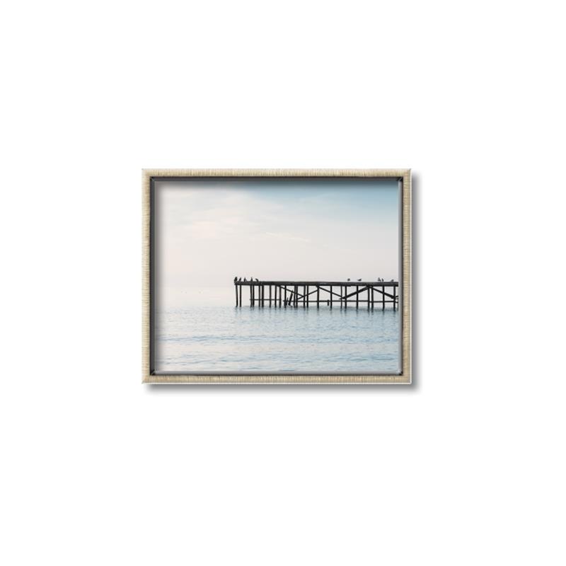 Picture of Birds on the Pier _GroupedProduct_Rectangle_Landscape_Photography _GroupedProduct_Rectangle_Landscape_Canvas_Framed_