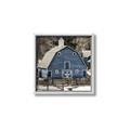 Picture of Blue Barn  _GroupedProduct_Square_Photography _GroupedProduct_Square_Canvas_Framed_