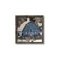 Picture of Blue Barn  _GroupedProduct_Square_Photography _GroupedProduct_Square_Canvas_Framed_