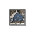 Picture of Blue Barn  _GroupedProduct_Square_Photography _GroupedProduct_Square_Canvas_Framed_