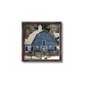 Picture of Blue Barn  _GroupedProduct_Square_Photography _GroupedProduct_Square_Canvas_Framed_