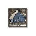 Picture of Blue Barn  _GroupedProduct_Square_Photography _GroupedProduct_Square_Canvas_Framed_