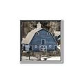 Picture of Blue Barn  _GroupedProduct_Square_Photography _GroupedProduct_Square_Canvas_Framed_