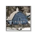 Picture of Blue Barn  _GroupedProduct_Square_Photography _GroupedProduct_Square_Canvas_Framed_