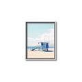 Picture of Blue Beach Day  _GroupedProduct_Rectangle_Portrait_Photography _GroupedProduct_Rectangle_Portrait_Canvas_Framed_