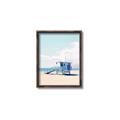 Picture of Blue Beach Day  _GroupedProduct_Rectangle_Portrait_Photography _GroupedProduct_Rectangle_Portrait_Canvas_Framed_