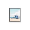 Picture of Blue Beach Day  _GroupedProduct_Rectangle_Portrait_Photography _GroupedProduct_Rectangle_Portrait_Canvas_Framed_