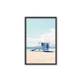 Picture of Blue Beach Day  _GroupedProduct_Rectangle_Portrait_Photography _GroupedProduct_Rectangle_Portrait_Canvas_Framed_