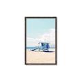 Picture of Blue Beach Day  _GroupedProduct_Rectangle_Portrait_Photography _GroupedProduct_Rectangle_Portrait_Canvas_Framed_