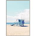 Picture of Blue Beach Day  _GroupedProduct_Rectangle_Portrait_Photography _GroupedProduct_Rectangle_Portrait_Canvas_Framed_