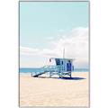 Picture of Blue Beach Day  _GroupedProduct_Rectangle_Portrait_Photography _GroupedProduct_Rectangle_Portrait_Canvas_Framed_