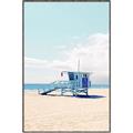 Picture of Blue Beach Day  _GroupedProduct_Rectangle_Portrait_Photography _GroupedProduct_Rectangle_Portrait_Canvas_Framed_