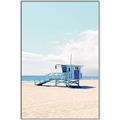 Picture of Blue Beach Day  _GroupedProduct_Rectangle_Portrait_Photography _GroupedProduct_Rectangle_Portrait_Canvas_Framed_