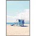 Picture of Blue Beach Day  _GroupedProduct_Rectangle_Portrait_Photography _GroupedProduct_Rectangle_Portrait_Canvas_Framed_