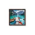 Picture of Boats on Lake _GroupedProduct_Square_Photography _GroupedProduct_Square_Canvas_Framed_