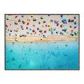 Picture of Busy Beach III _GroupedProduct_Rectangle_Landscape_Photography _GroupedProduct_Rectangle_Landscape_Canvas_Framed_