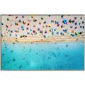 Picture of Busy Beach III _GroupedProduct_Rectangle_Landscape_Photography _GroupedProduct_Rectangle_Landscape_Canvas_Framed_