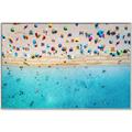 Picture of Busy Beach III _GroupedProduct_Rectangle_Landscape_Photography _GroupedProduct_Rectangle_Landscape_Canvas_Framed_