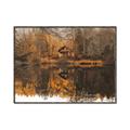 Picture of Cabin in the Woods  _GroupedProduct_Rectangle_Landscape_Canvas_Framed_