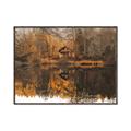 Picture of Cabin in the Woods  _GroupedProduct_Rectangle_Landscape_Canvas_Framed_