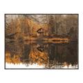 Picture of Cabin in the Woods  _GroupedProduct_Rectangle_Landscape_Canvas_Framed_