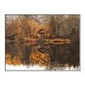 Picture of Cabin in the Woods  _GroupedProduct_Rectangle_Landscape_Canvas_Framed_