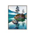 Picture of Crystal Clear Waters  _GroupedProduct_Rectangle_Portrait_Photography _GroupedProduct_Rectangle_Portrait_Canvas_Framed_
