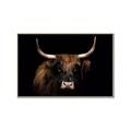 Picture of Dixie, the Bull   _GroupedProduct_Rectangle_Landscape_Photography _GroupedProduct_Rectangle_Landscape_Canvas_Framed_