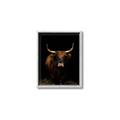 Picture of Dixie, the Bull II _GroupedProduct_Rectangle_Portrait_Photography _GroupedProduct_Rectangle_Portrait_Canvas_Framed_