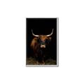Picture of Dixie, the Bull II _GroupedProduct_Rectangle_Portrait_Photography _GroupedProduct_Rectangle_Portrait_Canvas_Framed_