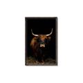 Picture of Dixie, the Bull II _GroupedProduct_Rectangle_Portrait_Photography _GroupedProduct_Rectangle_Portrait_Canvas_Framed_