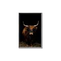 Picture of Dixie, the Bull II _GroupedProduct_Rectangle_Portrait_Photography _GroupedProduct_Rectangle_Portrait_Canvas_Framed_