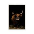 Picture of Dixie, the Bull II _GroupedProduct_Rectangle_Portrait_Photography _GroupedProduct_Rectangle_Portrait_Canvas_Framed_