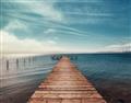 Picture of Blissfull Dock _GroupedProduct_Rectangle_Landscape_Photography _GroupedProduct_Rectangle_Landscape_Unframed_Print_Only_