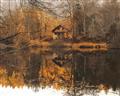 Picture of Cabin in the Woods  _GroupedProduct_Rectangle_Landscape_Unframed_Print_Only_
