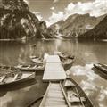 Picture of Boats on Lake _GroupedProduct_Square_Photography _GroupedProduct_Square_Unframed_Print_Only_
