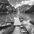 Picture of Boats on Lake _GroupedProduct_Square_Photography _GroupedProduct_Square_Unframed_Print_Only_
