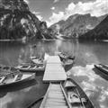 Picture of Boats on Lake _GroupedProduct_Square_Photography _GroupedProduct_Square_Unframed_Print_Only_