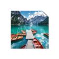 Picture of Boats on Lake _GroupedProduct_Square_Photography _GroupedProduct_Square_Unframed_Print_Only_