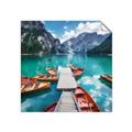 Picture of Boats on Lake _GroupedProduct_Square_Photography _GroupedProduct_Square_Unframed_Print_Only_