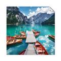 Picture of Boats on Lake _GroupedProduct_Square_Photography _GroupedProduct_Square_Unframed_Print_Only_