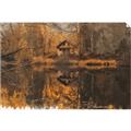 Picture of Cabin in the Woods  _GroupedProduct_Rectangle_Landscape_Unframed_Print_Only_