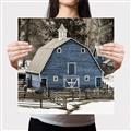 Picture of Blue Barn  _GroupedProduct_Square_Photography _GroupedProduct_Square_Canvas_
