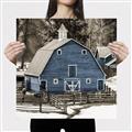 Picture of Blue Barn  _GroupedProduct_Square_Photography _GroupedProduct_Square_Canvas_