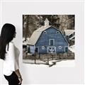 Picture of Blue Barn  _GroupedProduct_Square_Photography _GroupedProduct_Square_Canvas_