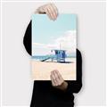 Picture of Blue Beach Day  _GroupedProduct_Rectangle_Portrait_Photography _GroupedProduct_Rectangle_Portrait_Canvas_