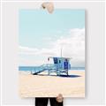 Picture of Blue Beach Day  _GroupedProduct_Rectangle_Portrait_Photography _GroupedProduct_Rectangle_Portrait_Canvas_