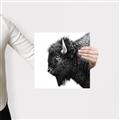 Picture of Buffalo Head _GroupedProduct_Square_Photography _GroupedProduct_Square_Canvas_