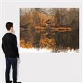 Picture of Cabin in the Woods  _GroupedProduct_Rectangle_Landscape_Canvas_